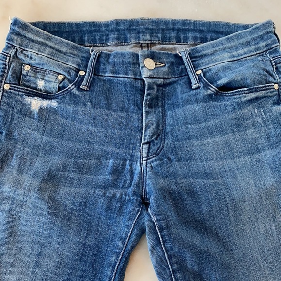 Mother The Looker Distressed Jeans - Picture 10 of 11